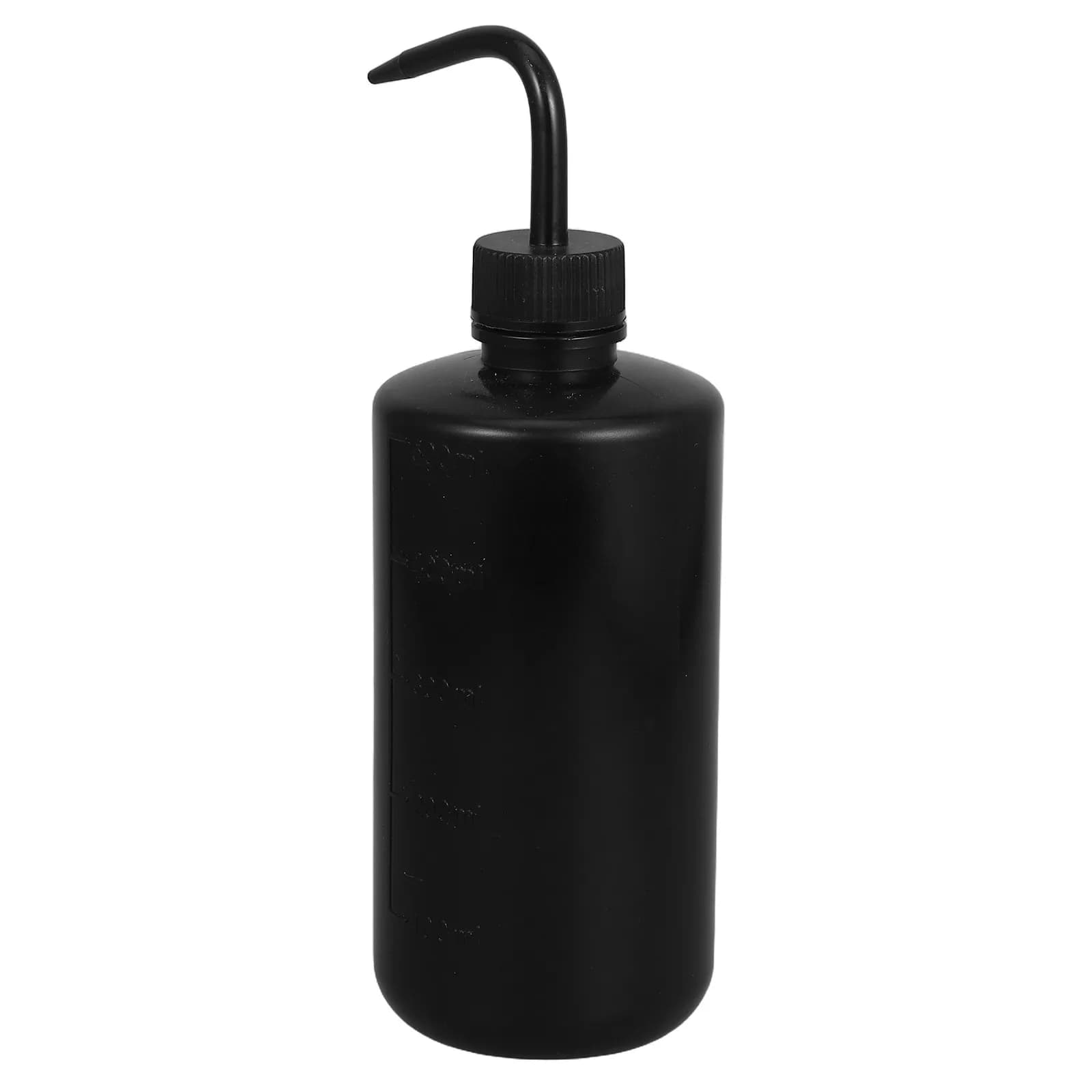 2Pcs Cleaning Bottles Squeeze Watering Bottle Plastic Curved Nozzle for Succulent Irrigation Tattoo Supplies Water Squirt Bottle