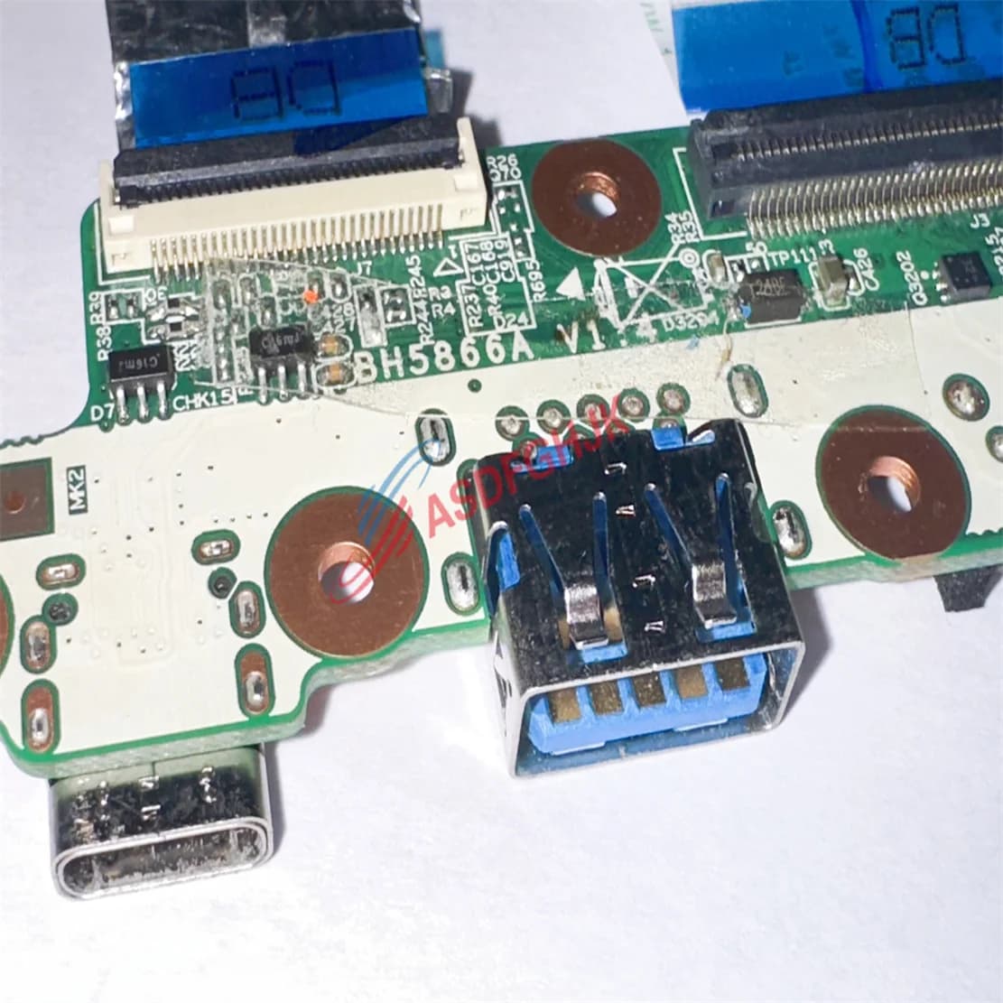 BH5866 V1.4 PER Lenovo 300e 2nd Gen 81MB 81MA Scheda USB con cavi TEST OK