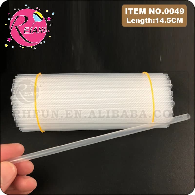10pcs Mini pompa a palloncino di paglia di plastica, pompa trasparente per palloncini in alluminio pompa di gonfiaggio ad aria portatile per accessori per feste