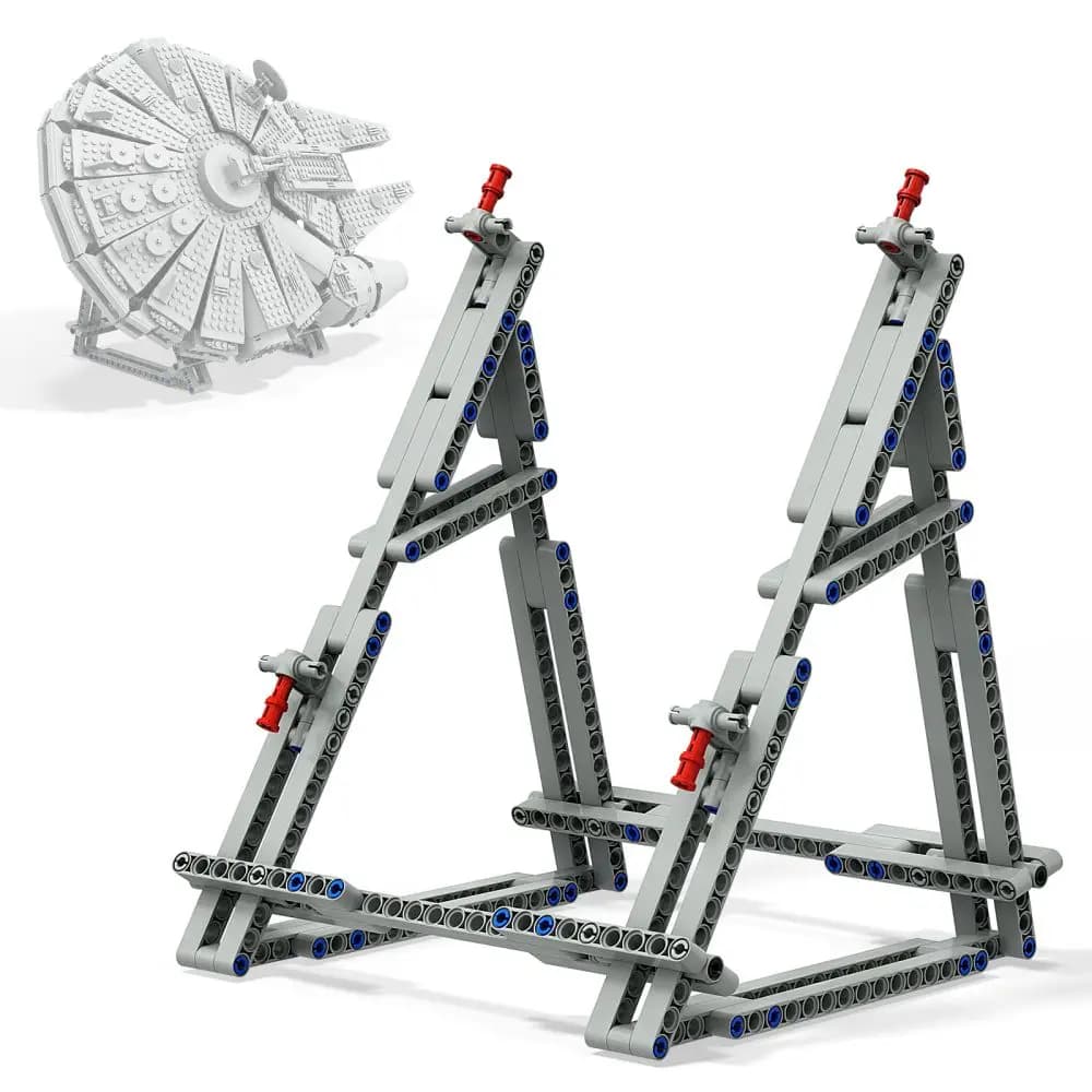 MOC supporto verticale 7965/75105/75212 Set di blocchi di costruzione staffa per Falcon Display supporto mattoni giocattolo bambini compleanno regalo per bambini