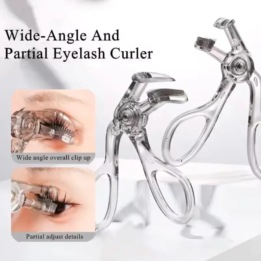 Eyelash Curler Portable Eyelash Lash Curler Natural Long Lasting Eyelash Curling Tool Mini Travel Size Eye Makeup Cosmetic Tool