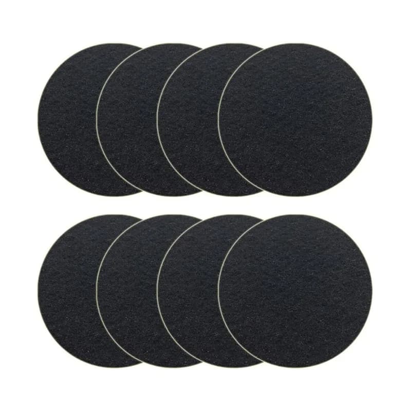 【OFFERTA LAMPO!】Filtri al carbone neri rotondi da 7,25 pollici, 8 pezzi, ricambi per filtri al carbone per compostiera da 7,25 pollici, ricambi per secchio compostiera