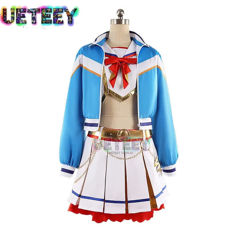 UETEEY COS Uma Musume Cheerleader Inari Cosplay Costume Full Sportswear Halloween Anime Set Custom Size