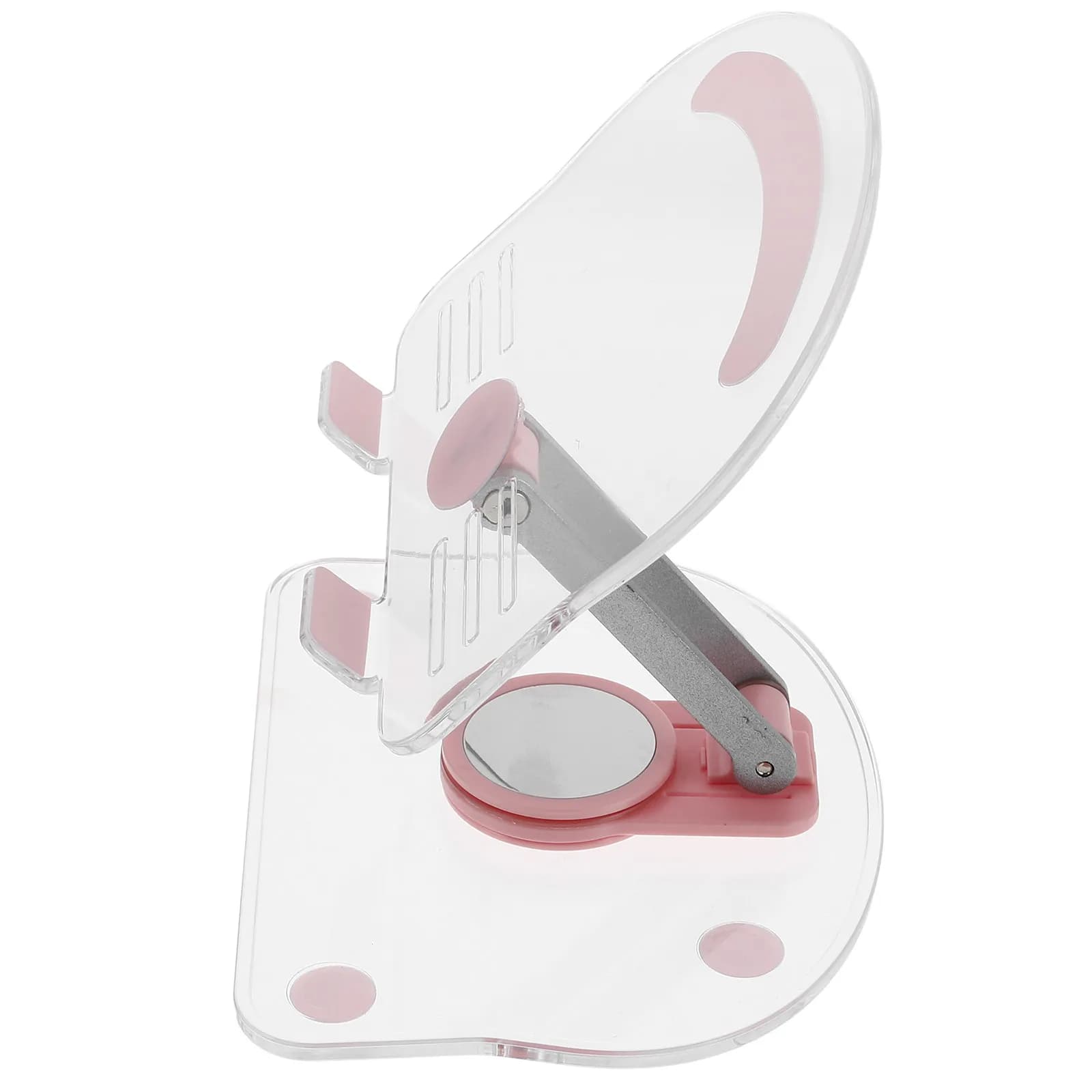 Supporto Pieghevole in Acrilico per Tablet, Rotazione a 360 Gradi, Regolabile, Trasparente, per Disegno, Ufficio e Viaggi
