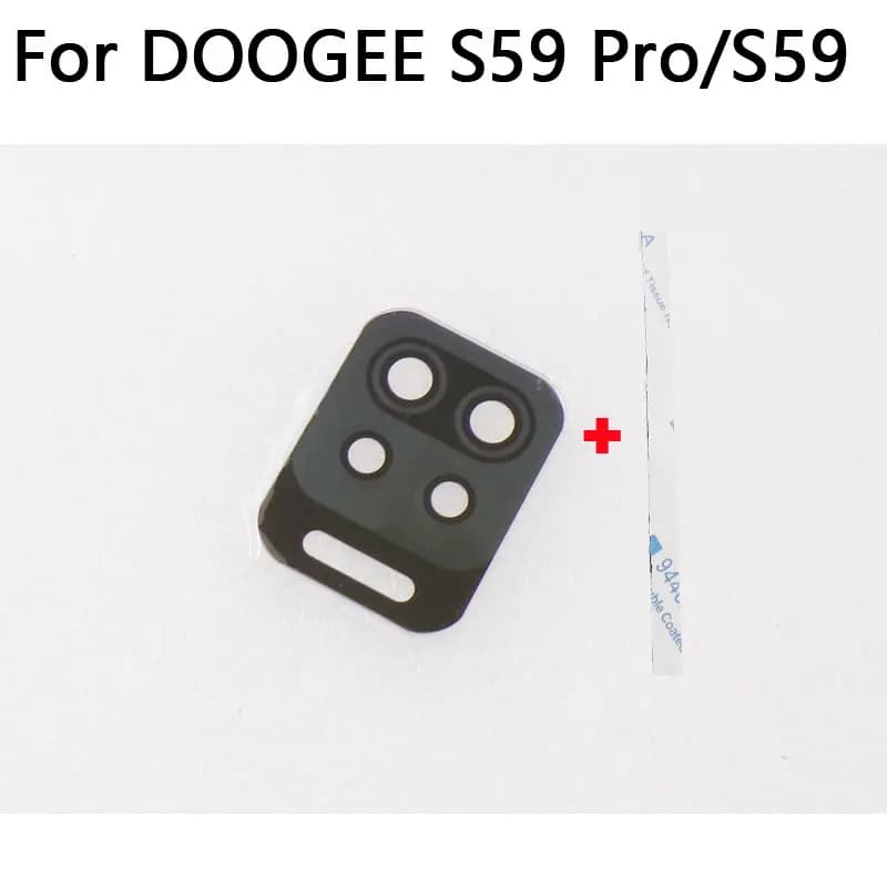 New Original DOOGEE S59 Pro S58 Pro Rear Camera Lens Cell Phone Back Camera Lens Glass Cover For DOOGEE S58 Pro Smart Phone