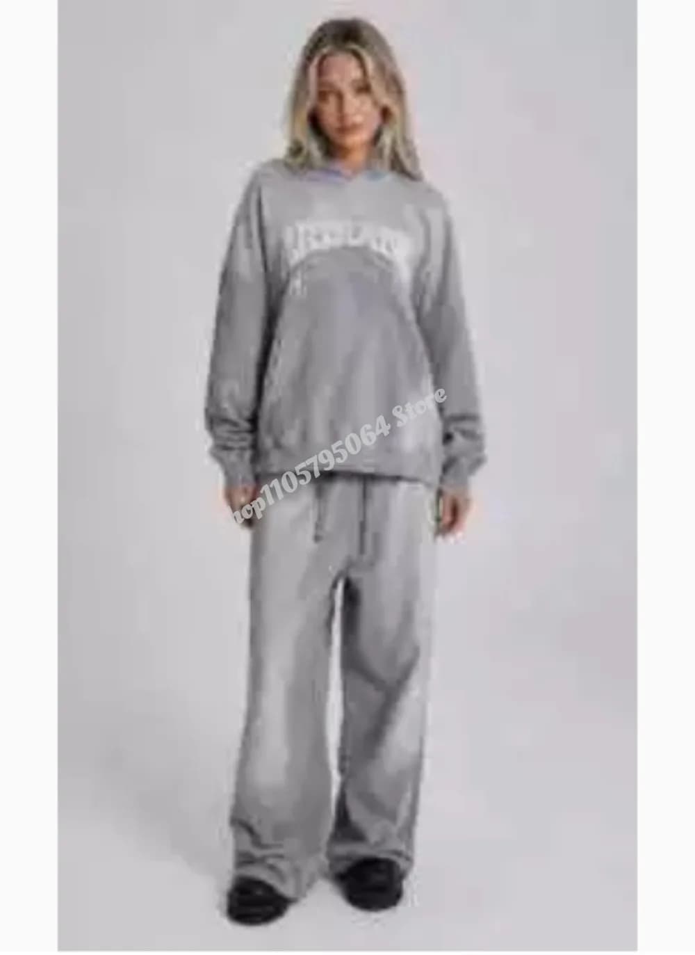 New Retro Washed Grey Hoodie High Quality hoodies Casual Zipper jacket Sweatshirt Casual Streetwear Outerwear Top