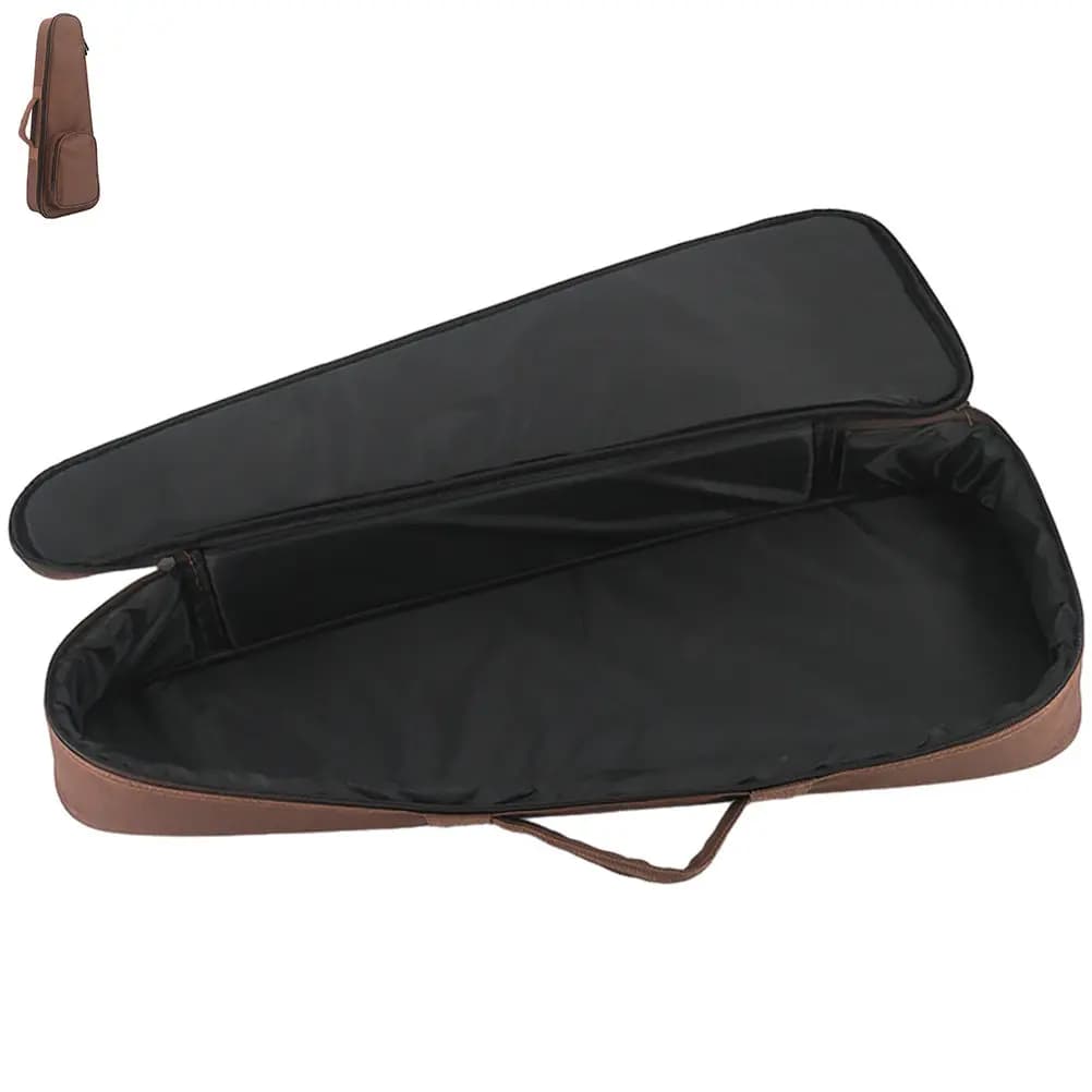 Borsa per il trasporto dell'ukulele, leggera e compatta, con ampia tracolla, design alla moda, resistente alla polvere e all'acqua