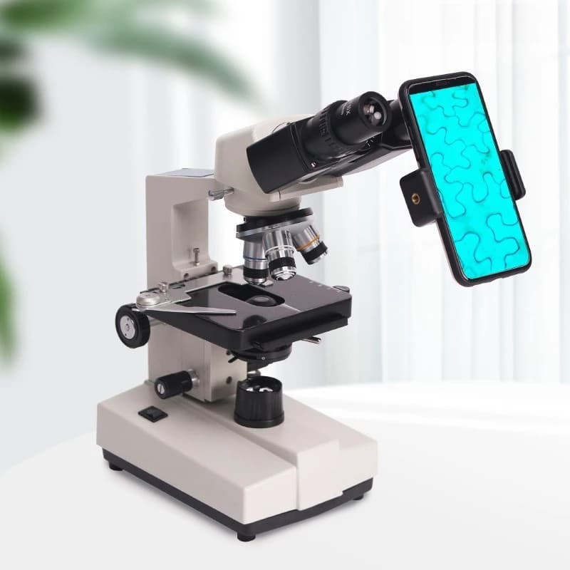 XSP-36-1600X microscopio binoculare ottico per studenti 36TV specchio per fotocamera per insegnamento biologico per acquacoltura