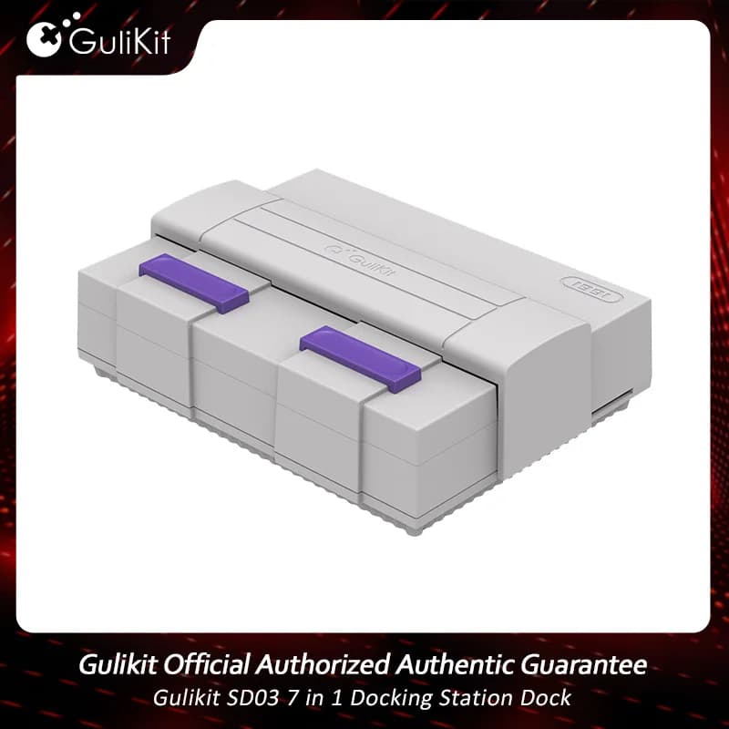 Gulikit Docking Station 7 in 1 Set dock SD03 per Steam Deck/AYANEO/Switch/Switch Oled/ROG Ally consolle Accessori per console di gioco