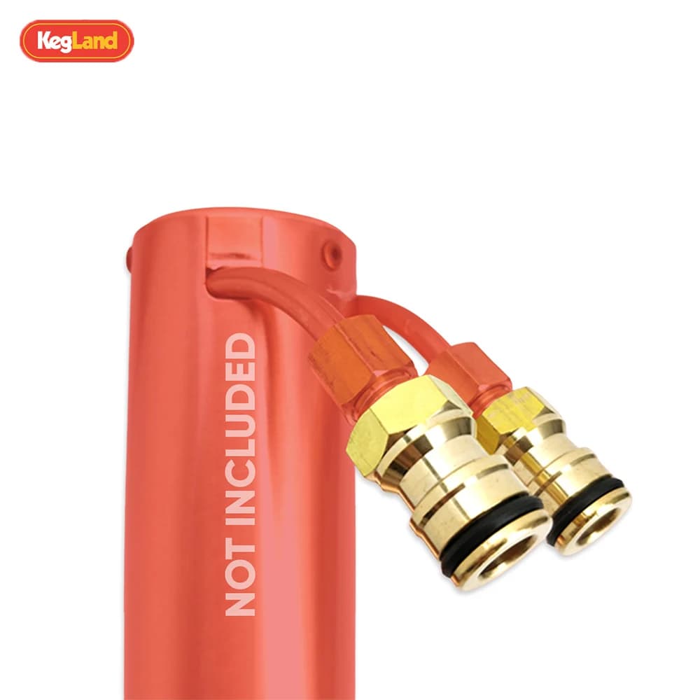 KegLand Brass Connector Adapter Alcoengine Replacement Garden Pipe Quick Beer Hook Homemade