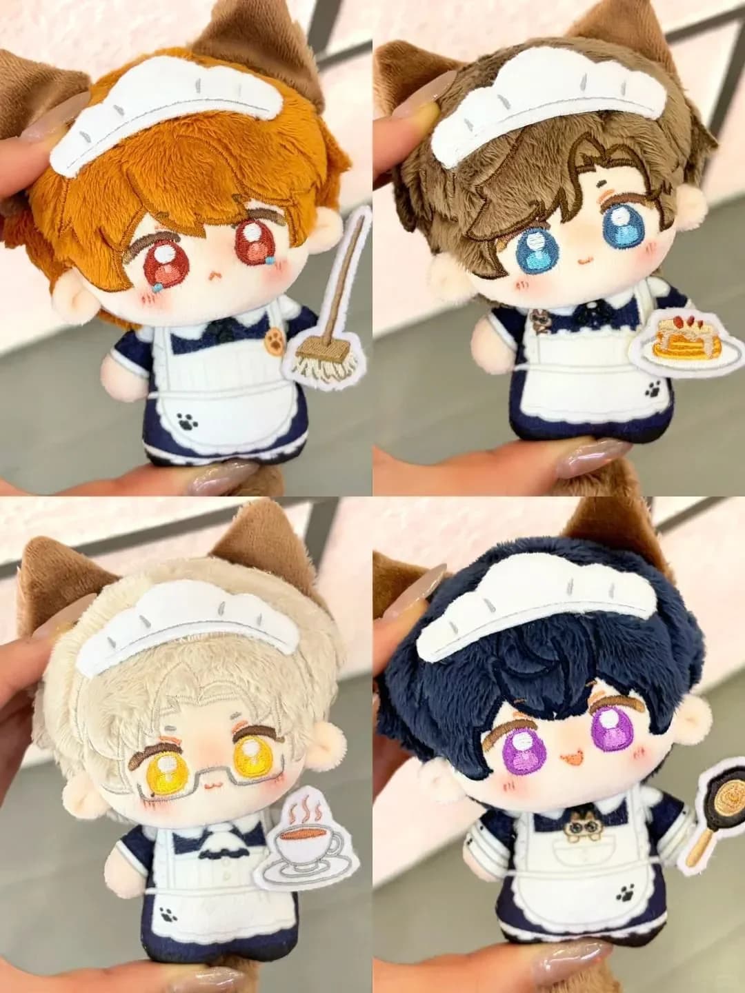 Tears of Themis Artem Wing Luke Pearce Cosplay Anime Ciondolo Carino da 10 cm per Zaino Portachiavi Accessori Regalo di Compleanno
