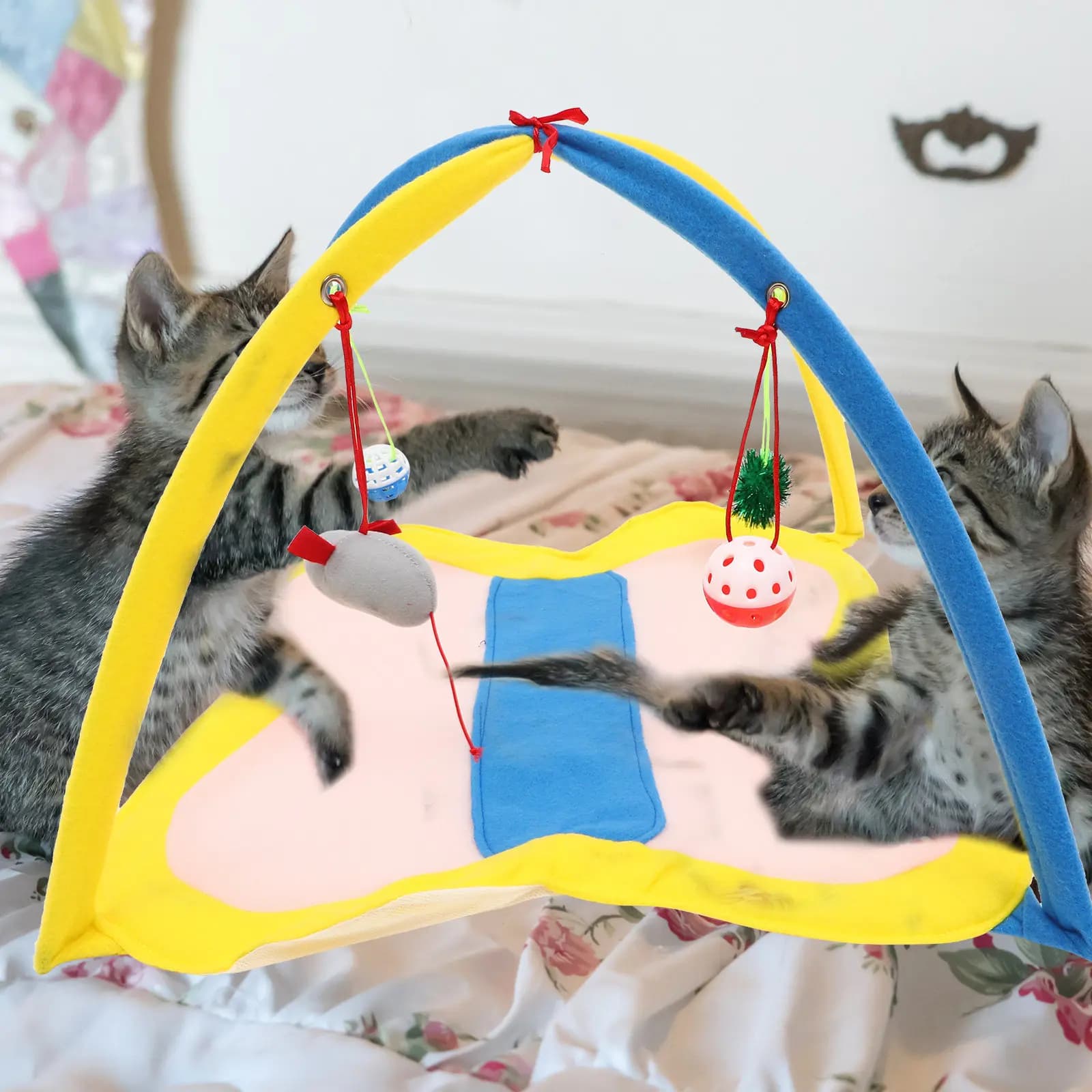 Tenda per Animali Domestici da Interno, Comodo Nido per Gatti, Posto Pieghevole per Dormire, Tenda Traspirante per Cani, Multiuso per Gatti