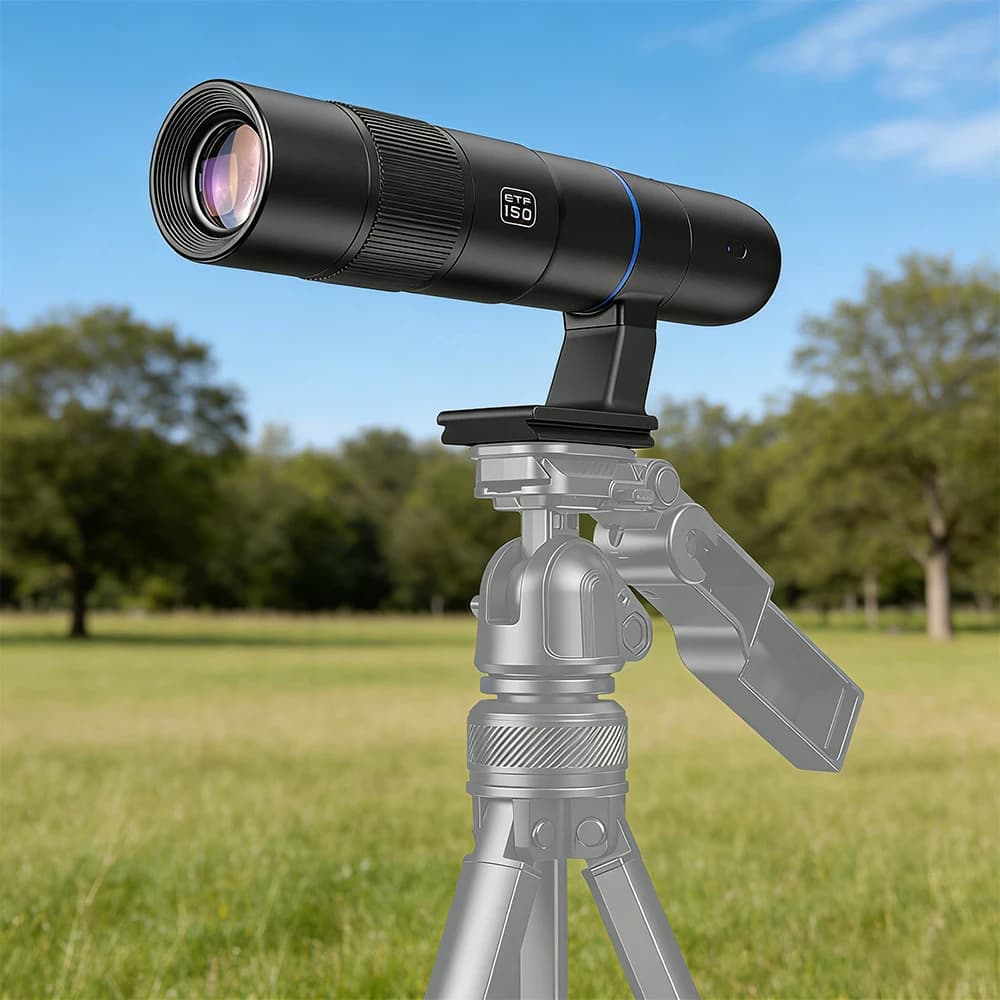 APEXEL Monocolo Digitale Intelligente Portatile VisionMax con Zoom Ottico 45X, Teleobiettivo Universale ad Alta Potenza per Birdwatching e Campeggio