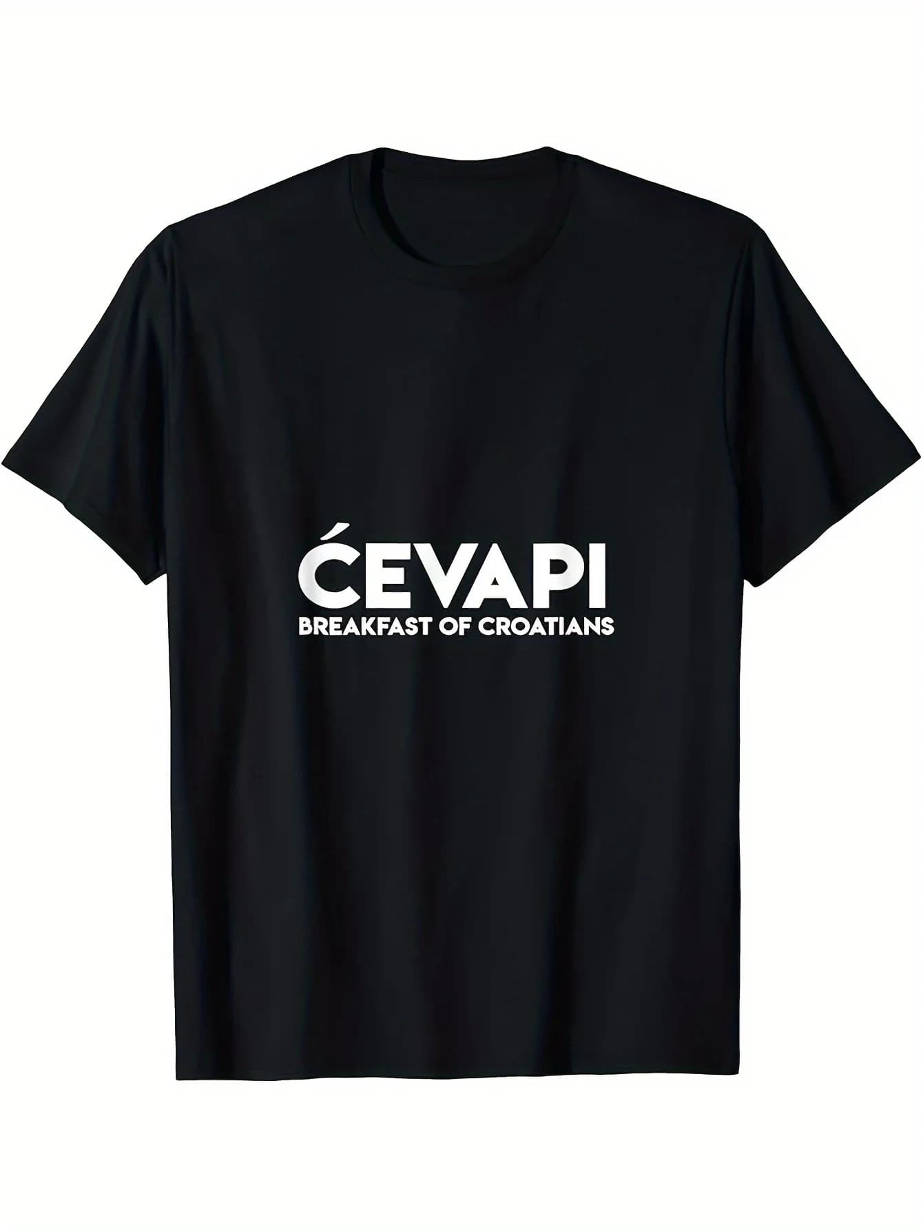 T-shirt da uomo con motivo alimentare Sevapicroeliaia - Design Colazione del Campionato