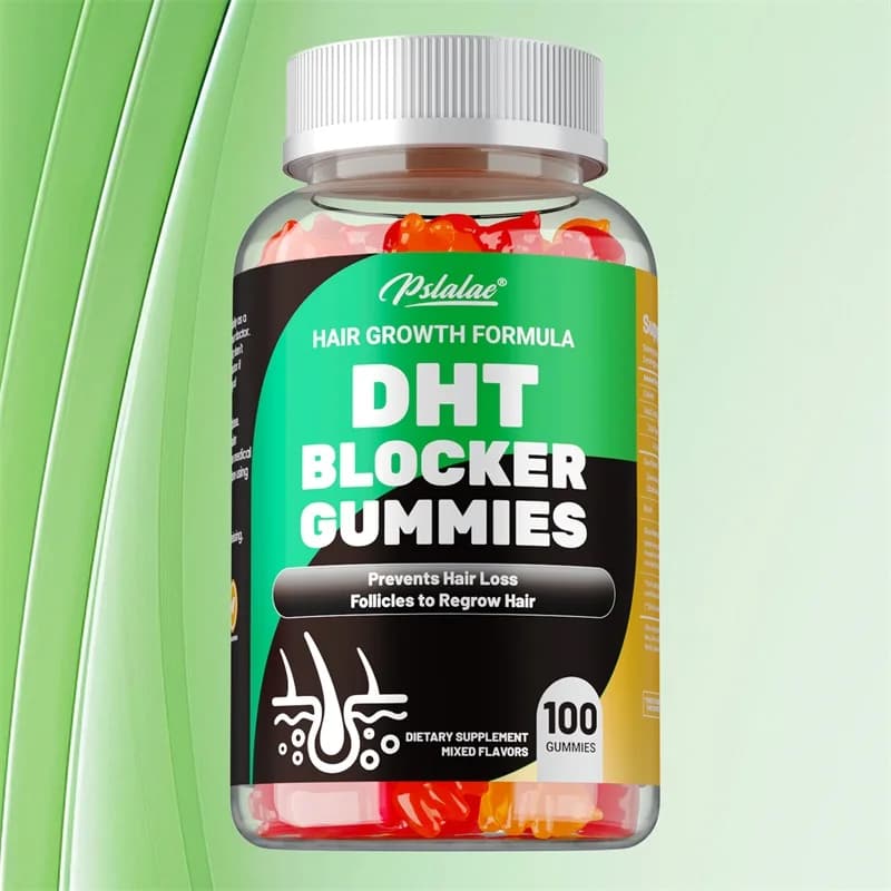Caramelle gommose DHT Blocker - Supporta la salute della prostata, blocca i ricevitori DHT, l'equilibrio ormonale, favorisce la crescita dei capelli