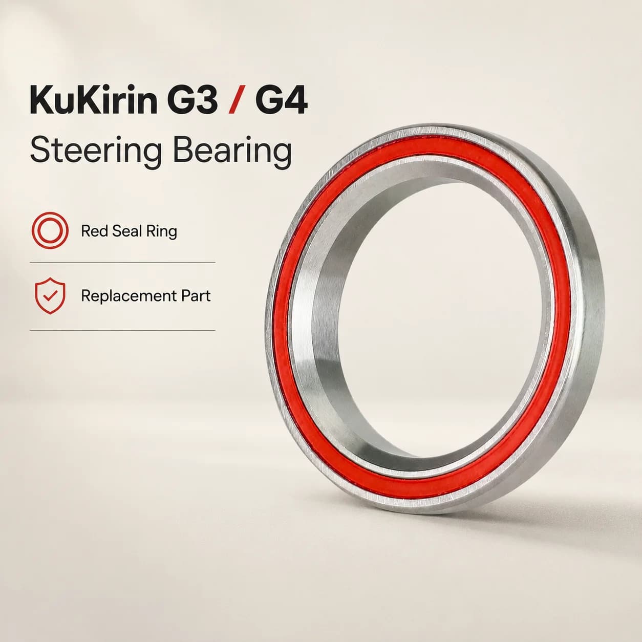 Steering Ball Bearing Link Part for KuKirin G3 G4 Electric Scooter Red Seal Bearing Replacement Repair Spare Part