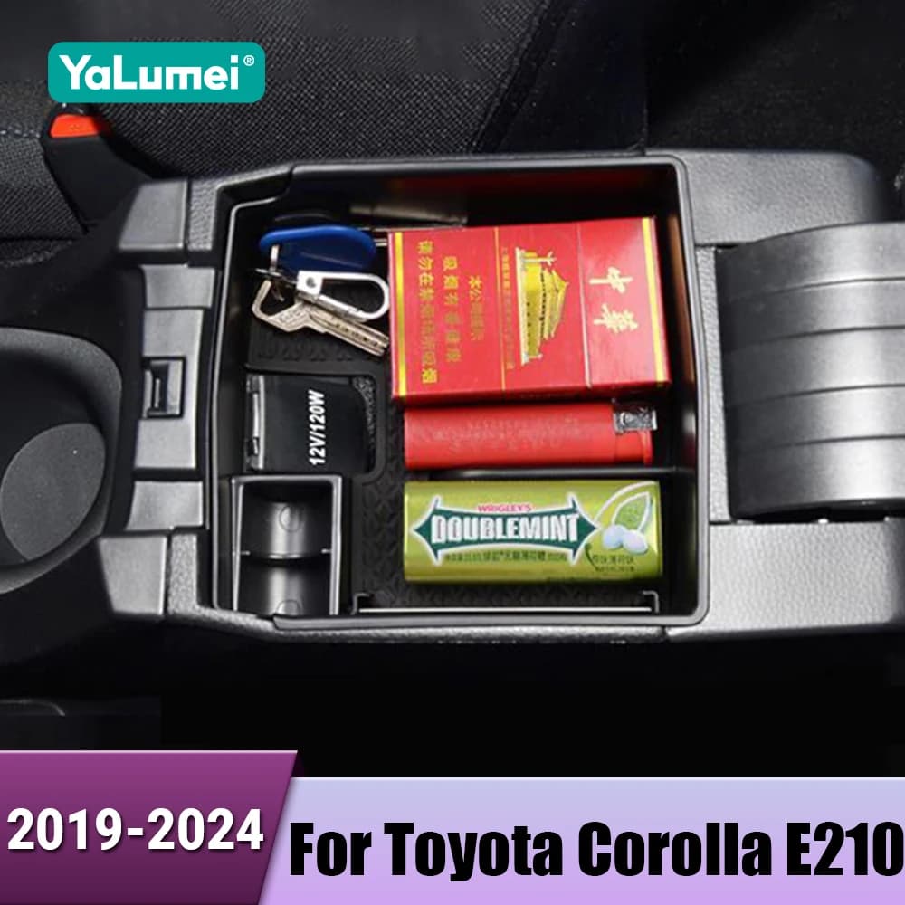 Auto Console Centrale Bracciolo Scatola di Immagazzinaggio Organizzatore Vassoio Per Toyota Corolla E210 2019 2020 2021 2022 2023 2024 Accessori Ibridi
