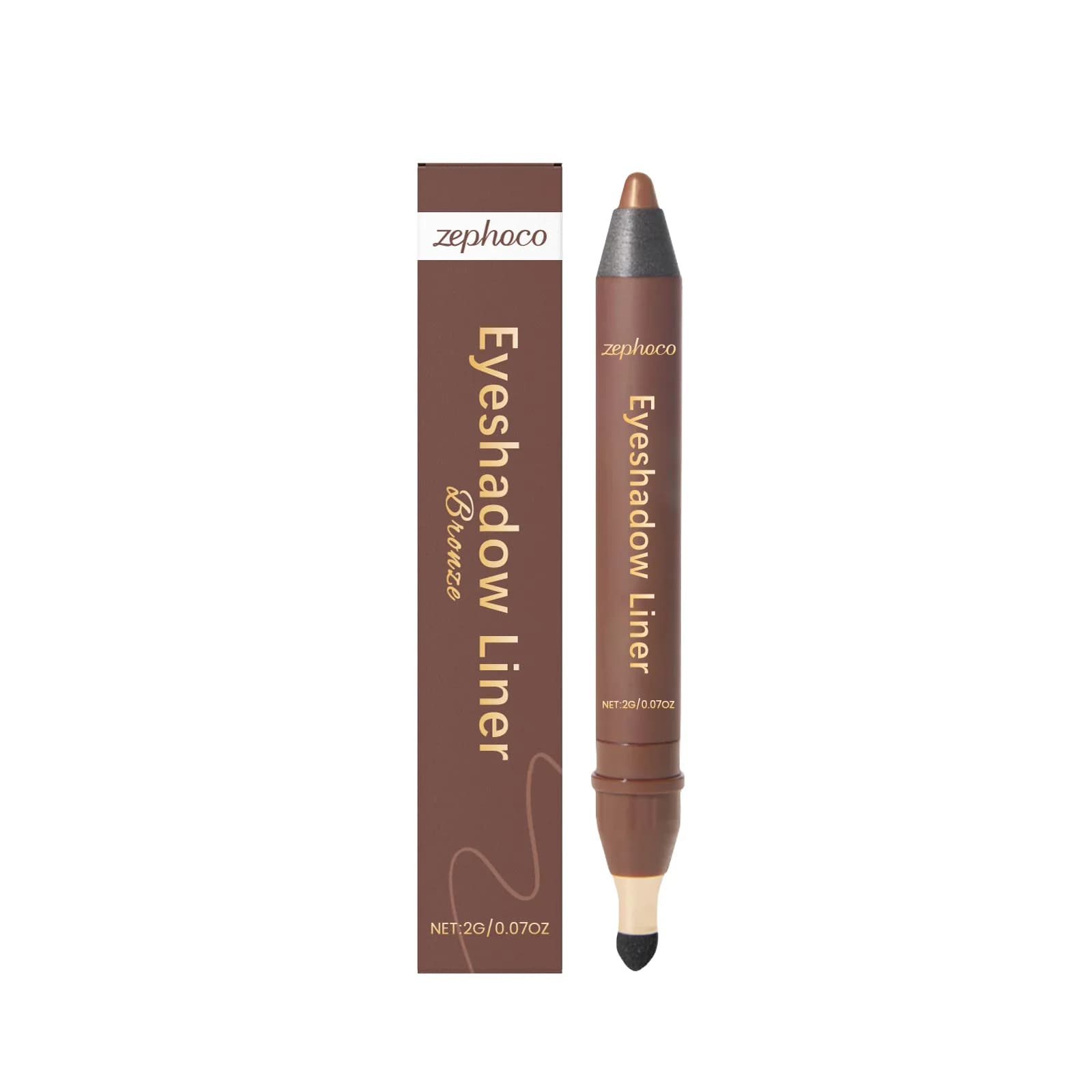 Matita per ombretto fumoso Stick Penna gel perlescente lucida impermeabile e non fiorita Penna per ombretto a 6 colori