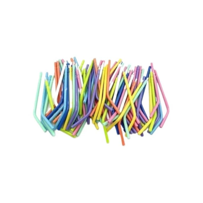 4×200 Pieces/bags Air-Water Dental Siring Tips with Plastic Nucleus, 3 Vie Disposable Tubes for Tooth Whitening, for Dentists