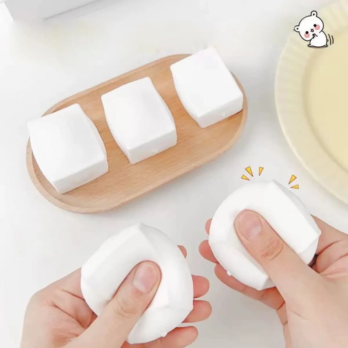 Simpatiche palline antistress di tofu Giocattoli sensoriali Antistress Fidget Toys Squishy Dough Ball Regali per il miglior regalo