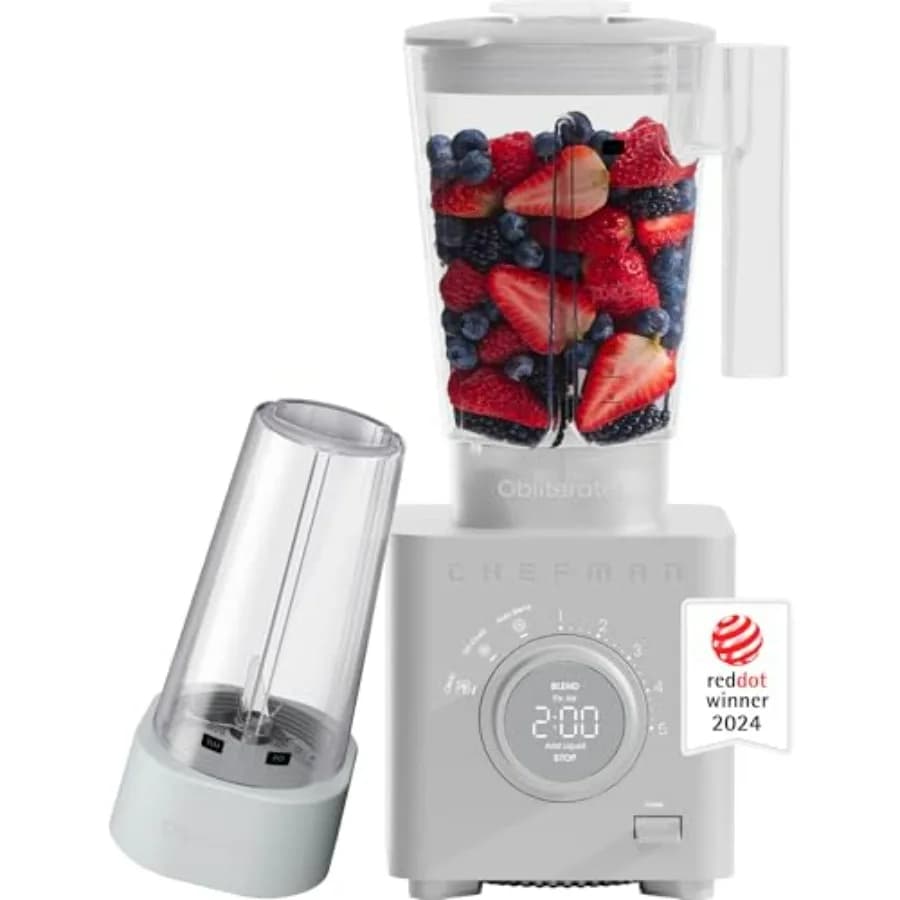 Obliterator 48 oz Countertop Blender for Smoothies 1380W Motor to Crush Ice Nuts and Frozen Fruit with Stainless Steel Blade Au
