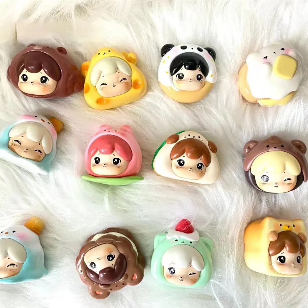 New Trendy Pop Rice Grain Milly Baking Workshop Series Mini Cute Grain Blind Box Nice handmade gift Ornament Women's Birthday Gift