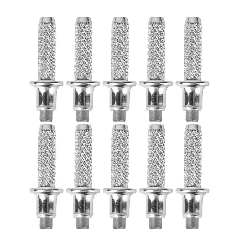 10Pcs Walking Stick Tips Tungsten Steel Trekking Pole Tip Replacement Alpenstock Rod Accessories High Hardness Anti-Corrosion