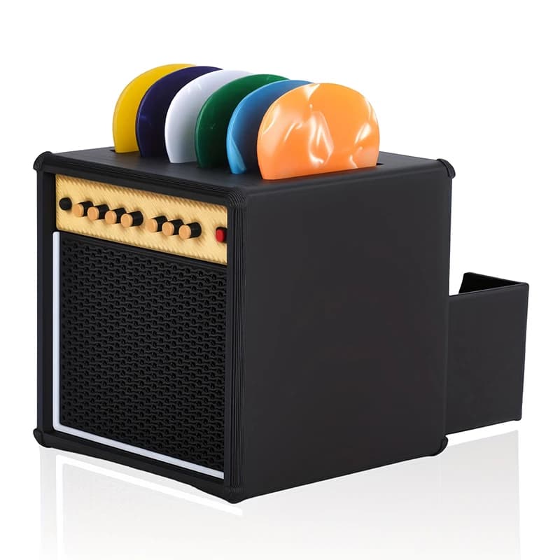 Innovative Guitar Pick Holder with Drawer; 3D Printed, Durable & Weatherproof Gifts for Guitarists