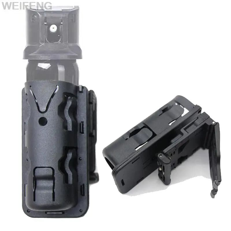 Tactical Pepper Spray Pouch Holster Molle Belt Clip Duty Mace Spray Holder Case Hunting Accessories