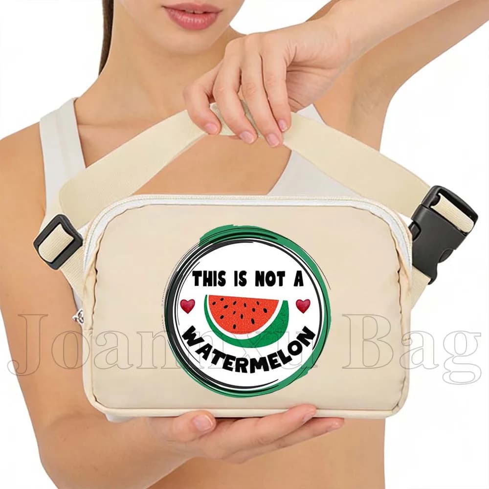 Marsupi Beige Fashion Waterproof Unisex for Women and Men, Travel Sporty Shoulders, Square Marsupi, Bags