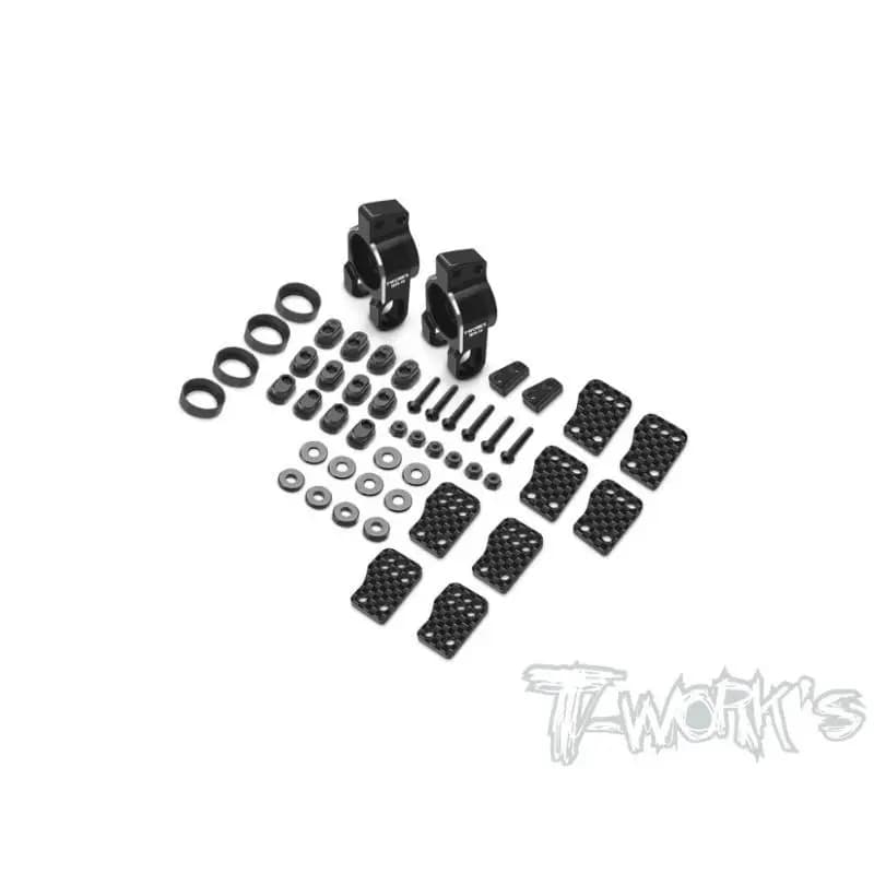 T originale funziona TO-279-MP11 7075-T6 Allume. Mozzi posteriori (per Kyosho MP11) Parti Rc OP