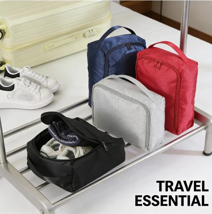 Borsa per Scarpe 2026, Accessorio per Photo Booth, Impermeabile in Tessuto Oxford, Pieghevole e Portatile, Borsa da Viaggio per Sport e Fitness