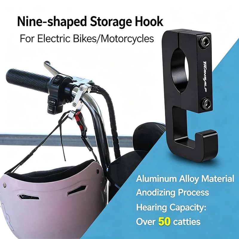 Accessori Moto: Supporto Gancio Portacasco CNC per Nuova HONDA TRANSALP 600 650 700 XLV 600 650 700 TRANSALP