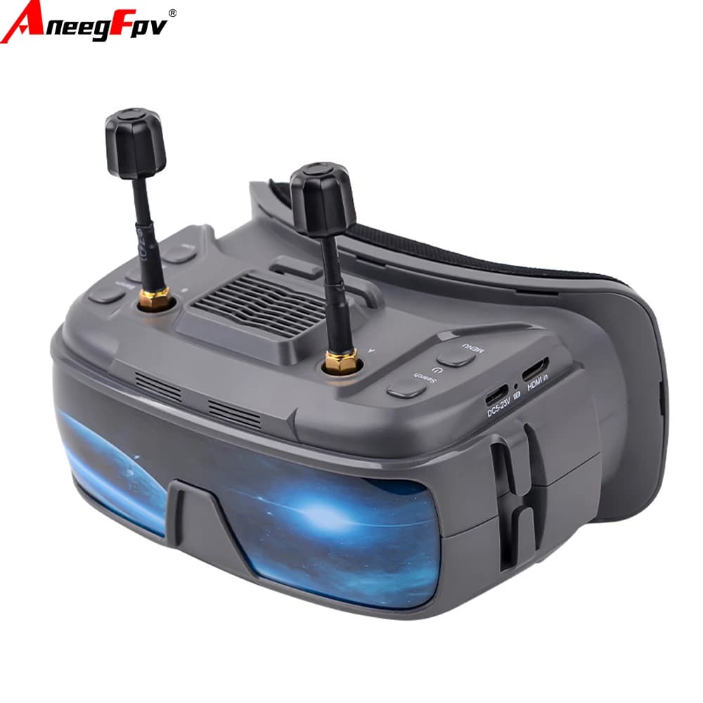 VR200 3.5 inch 5.8G analog FPV glasses with DVR 40CH 1024 * 600px IPS screen support for auto RC analog FPV racing drone