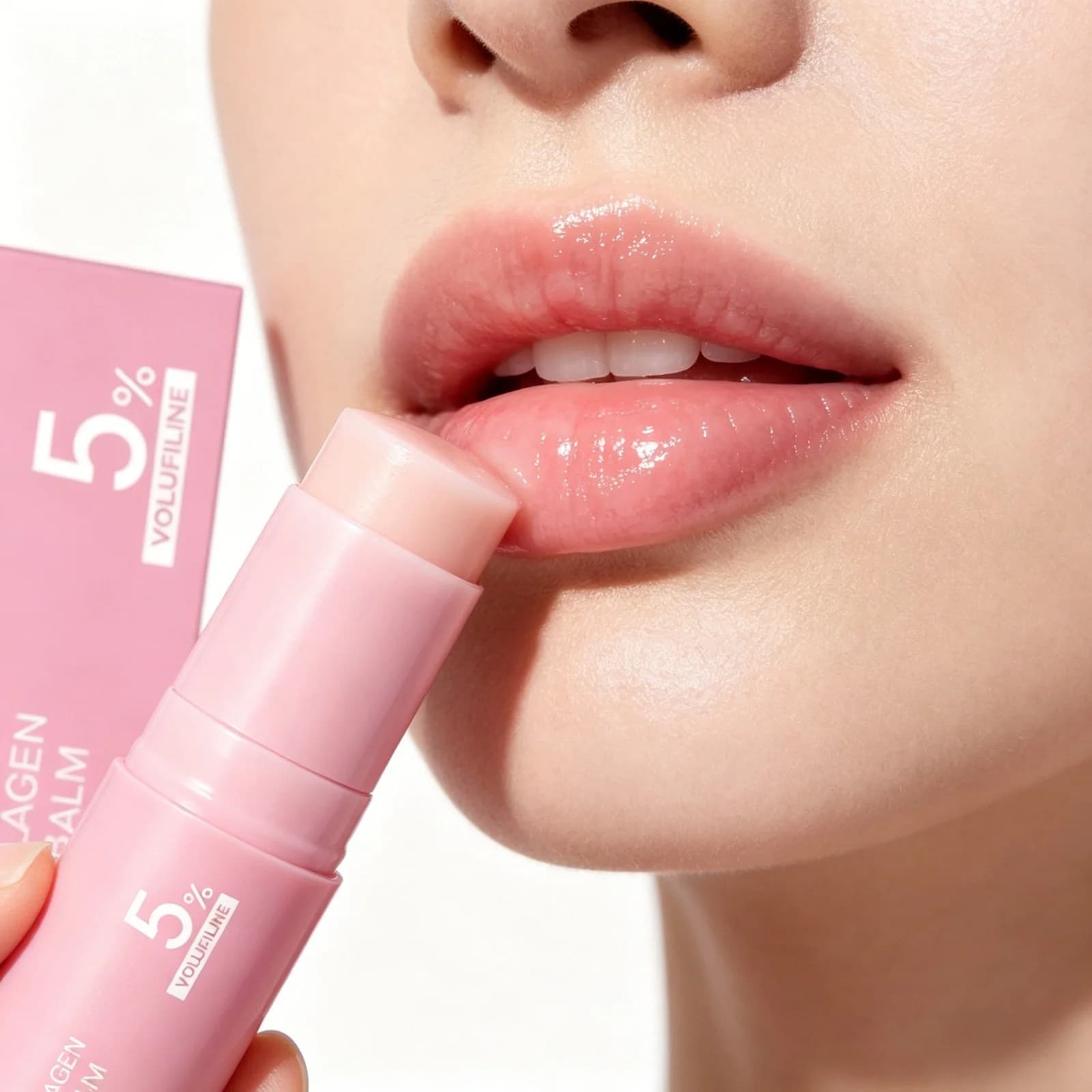 PDRN Pink Collagen Volume Multi Balm Firm Face Rejuvenation Remove Facial Wrinkles Pre Makeup Smooth Skin Tightening Cream Stick