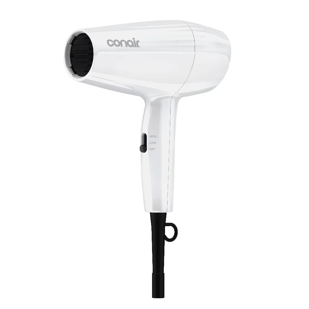 Portable Compact Hair Dryer 1875W Dual Heat Speed Settings Lightweight Fast Drying for Home Travel Salon