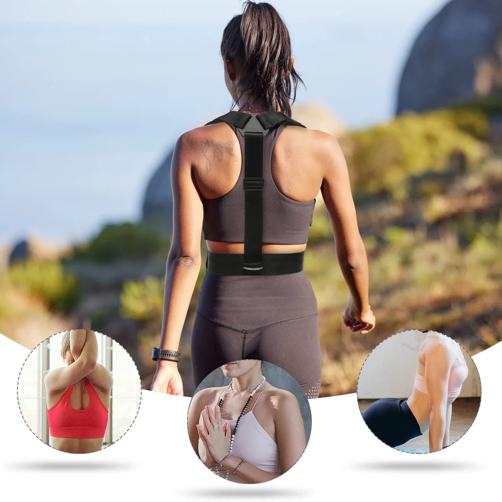 Anti-Resistance Running Training Belt Black Universal Adjustable Size Weight-Bearing Pull Strap for Fitness Outdoor Sports