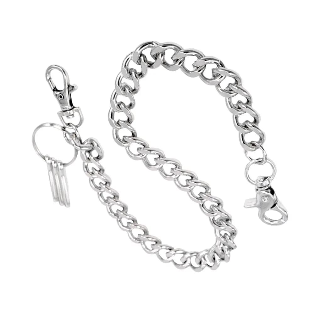1Pcs Wallet Anti-Theft Chain Casual Metal Chain Fashion Trouser Decorative Purse Bag Extension Silver Bag Pendant