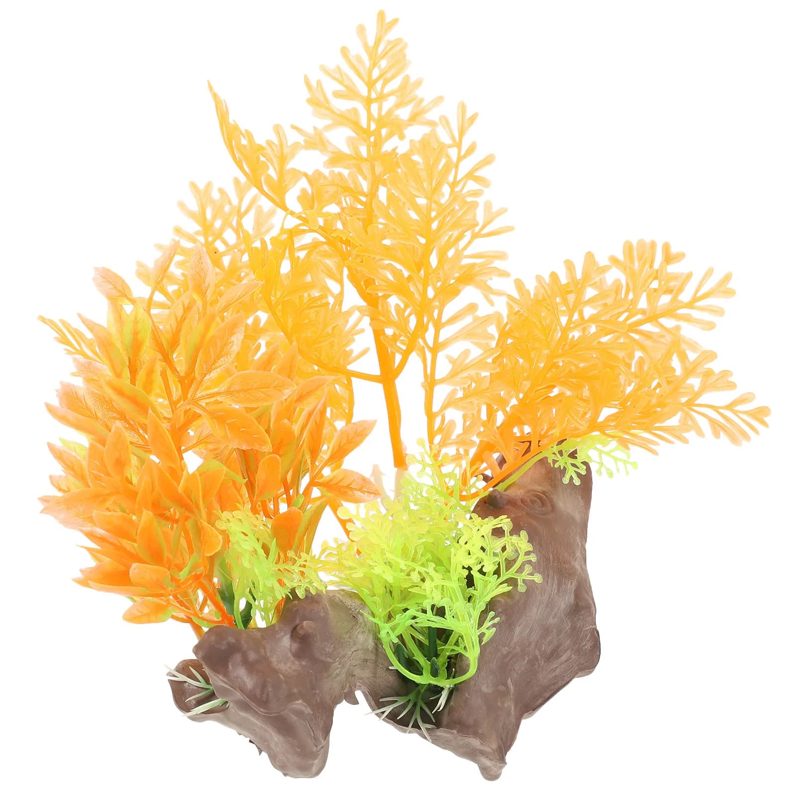 Piante Artificiali per Acquario, Decorazione Subacquea, Erba d'Acqua Finta, Piante in Plastica per Nascondiglio, Decorazioni per Acquario d'Acqua Dolce