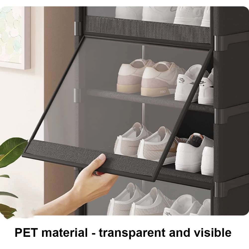 9-level shoe holders contains 18 pairs of 18 pairs of narrow shoes Shelf for narrow vertical shoes Organizer for scarpie Organizer for sneaker