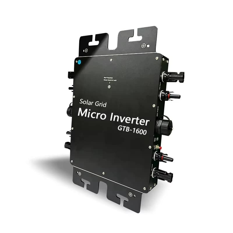 GTB-1200W-1600W Smart WiFi 230VAC Grid Tie Micro inverter solare Ingresso 22-50VDC per pannello solare 60/72 celle MPPT IP65 intelligente
