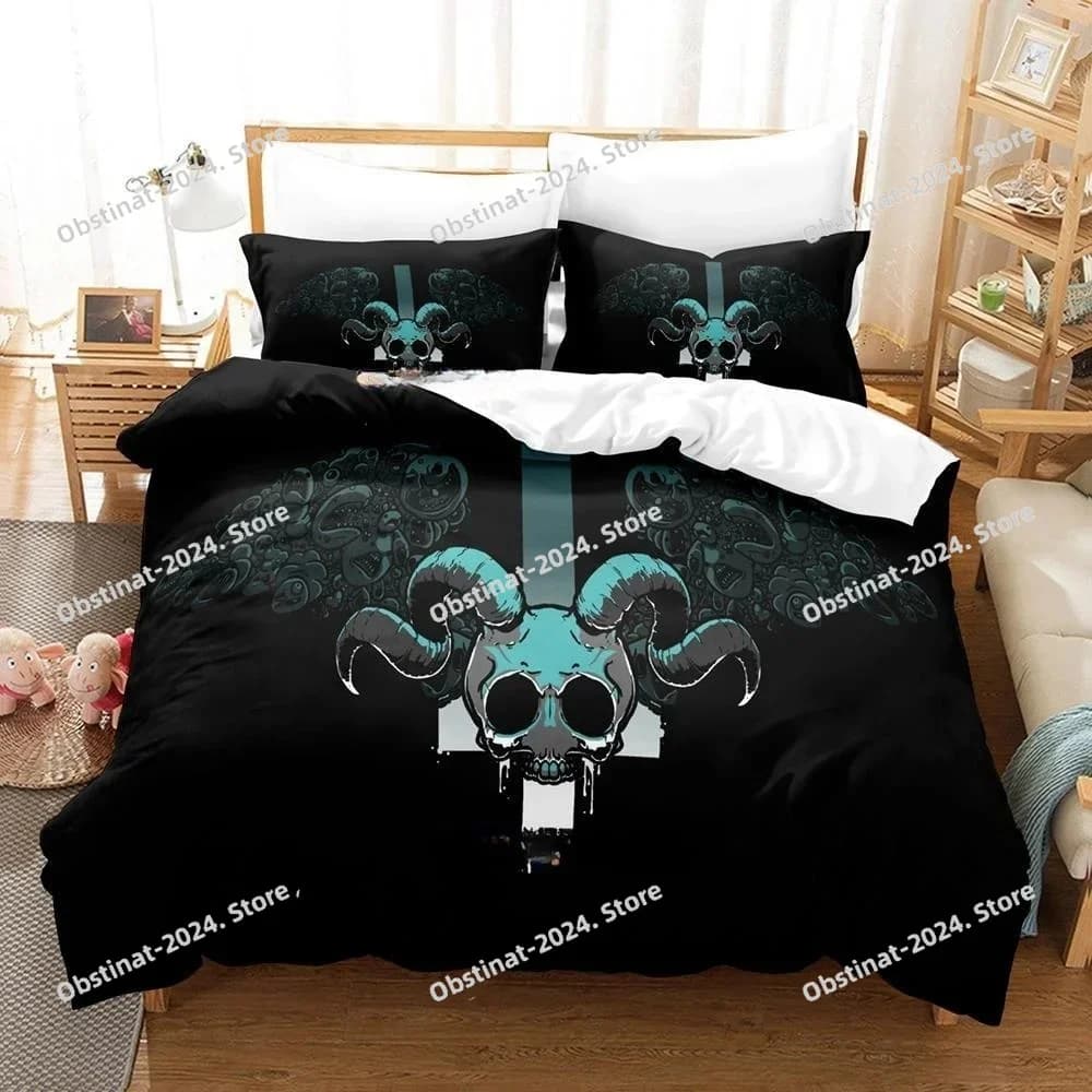 The Binding of Isaac Rinascita Set biancheria da letto Singolo Twin Completo Queen King Size Set copripiumino per camera da letto per adulti Set Tessili per la casa