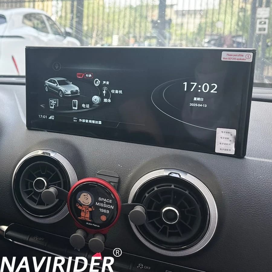 Android 13 Touch Screen da 10.25 pollici per Audi A3 2014-2020 Accessori auto Auto CarPlay Monitor Altoparlante Radio Lettore multimediale