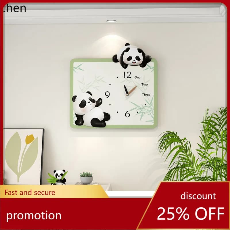 ZML wall clock for living room, new model with a high-end feel, modern, simple and creative