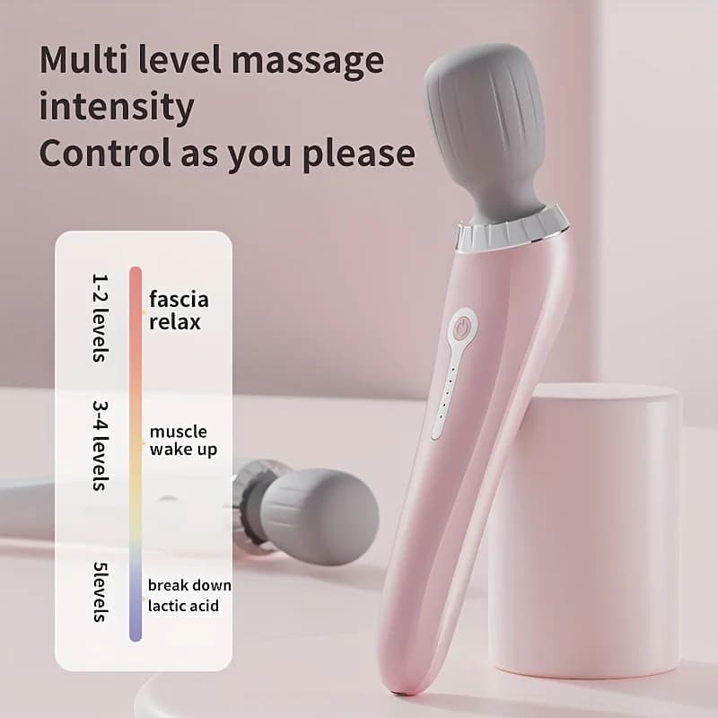 Mini Fascia Gun Pocket Massager Relieve Muscle Soreness Adaptive Power Adjustment Portable Massage Gun