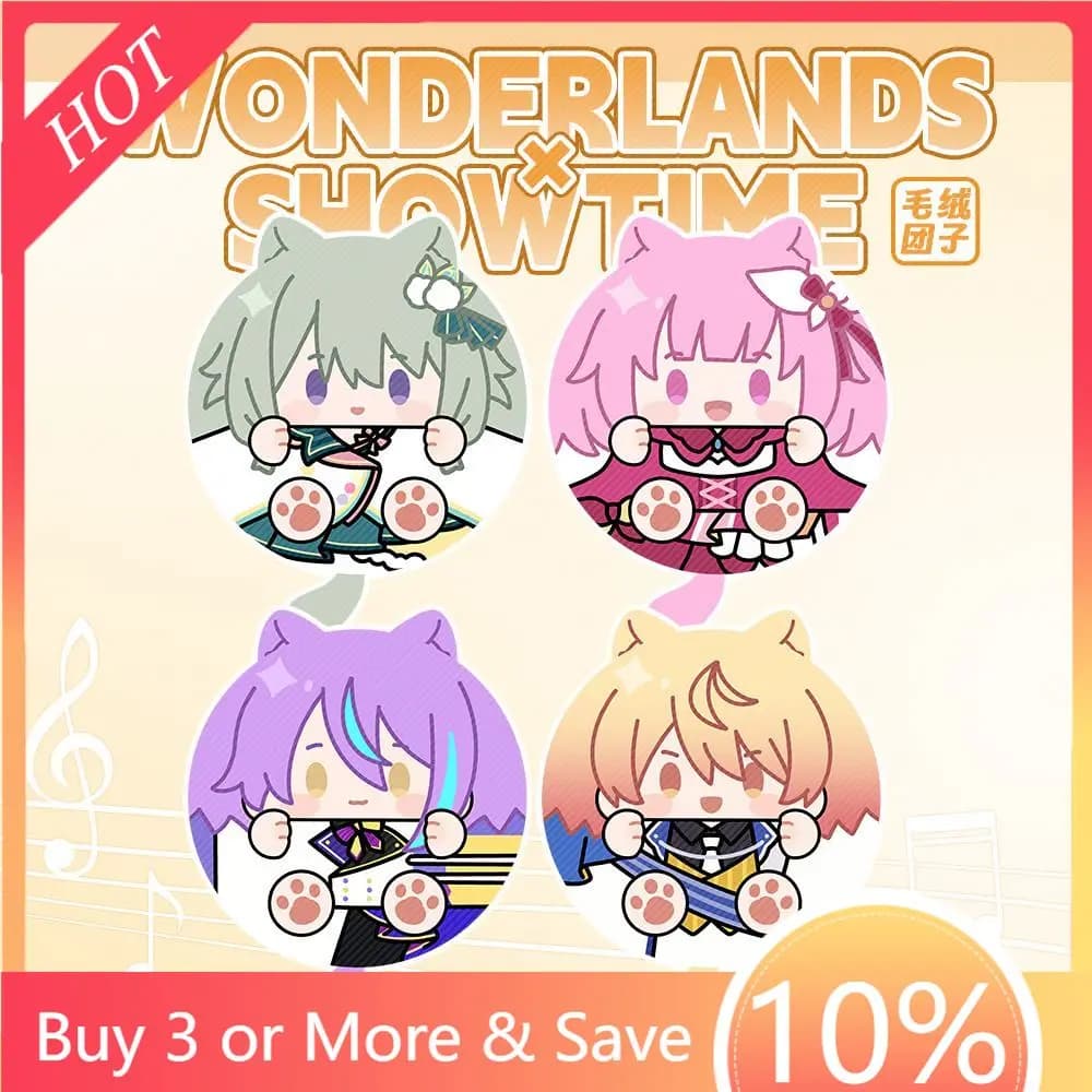 Kusanagi Nene Otori Emu Kamishiro Rui Tenma Tsukasa Chibi Cat Ear Plush Anime Pendant Desktop Ornament Collectible Gift for Fans