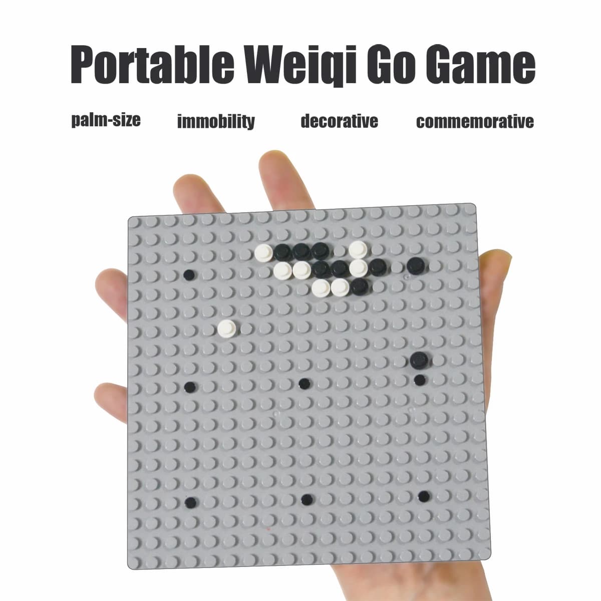 MINI Portable Weiqi Go Game Pocket Go travel games Gomoku Board Tabletop Battle Family Games Toys Convenient to Carry
