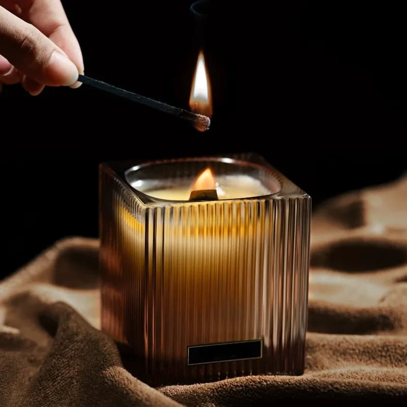 Aromatherapy Scented Candle, Long Lasting Fragrance, Home Bedroom Decor, Calming Sleep Aid Ambient Scent Candle