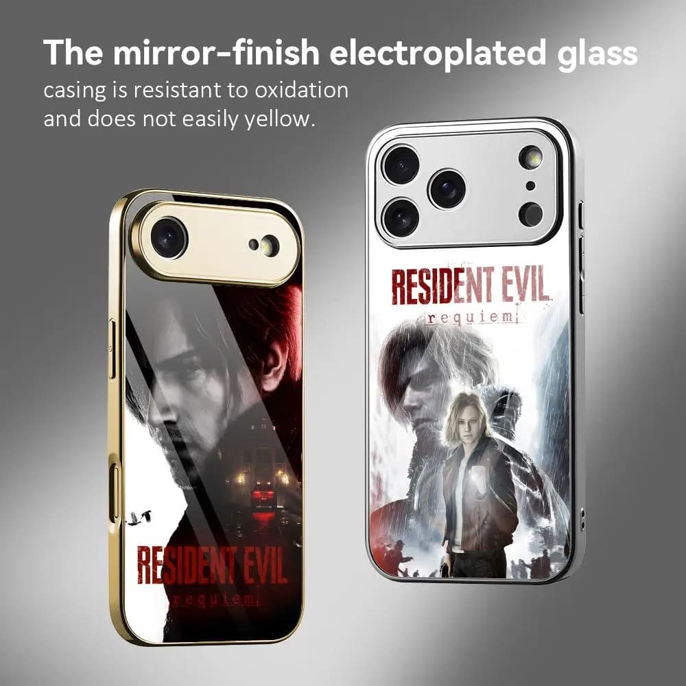 Game R-Resident Evil 9 phone case for iPhone 17 16 15 14 13 12 Pro Max