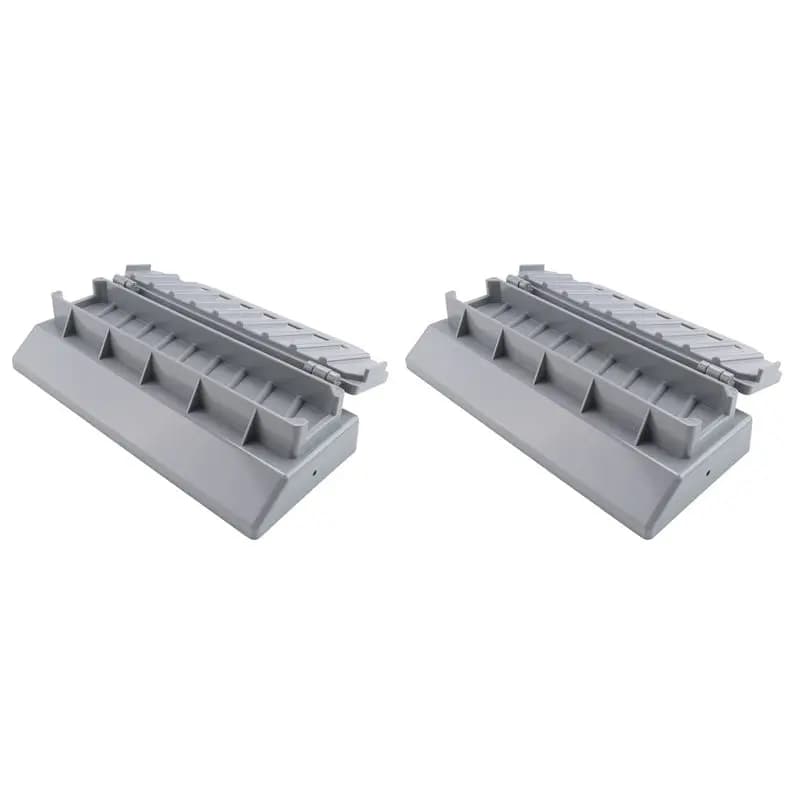ABWR-2X Large Kebab Maker Press, Gray Plastic Kabab, Manual Kabob Mould, Kabob Maker Barbecue Skewers